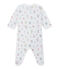 Pyjama met dessin voor babymeisjes wit ECUME/wit MULTICO