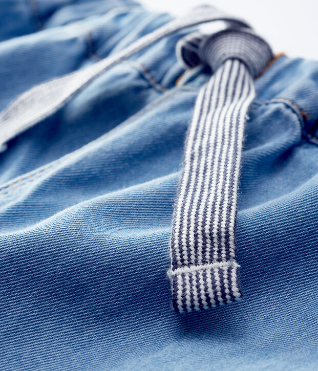 Lichte denim broek voor babyjongens blauw