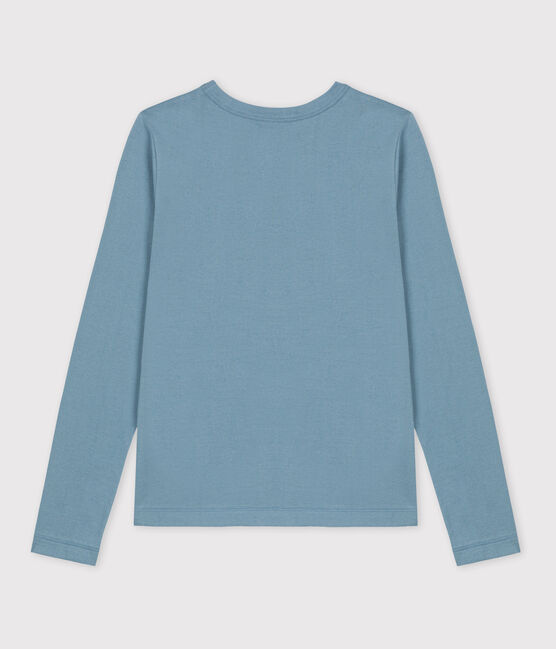 L'ICONIQUE, dames-T-shirt met ronde hals in katoen blauw ROVER
