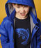 Molton sweatshirt voor jongens blauw SMOKING