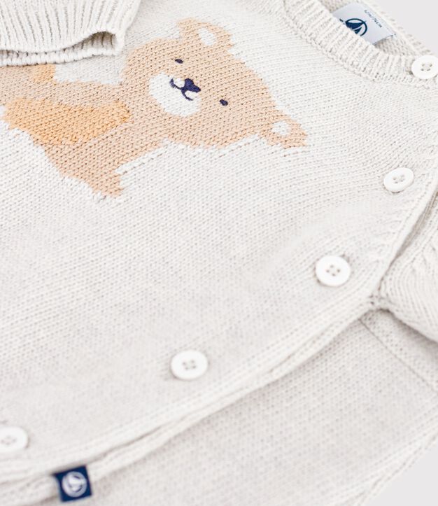 2-delige babyset van katoen met teddybeerpatroon MONTELIMAR CHINE