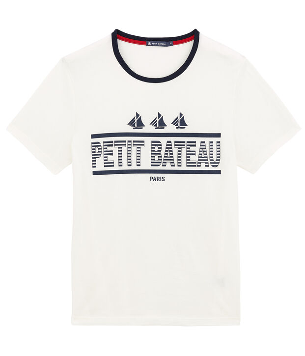 Tee-shirt manches courtes unisex blanc