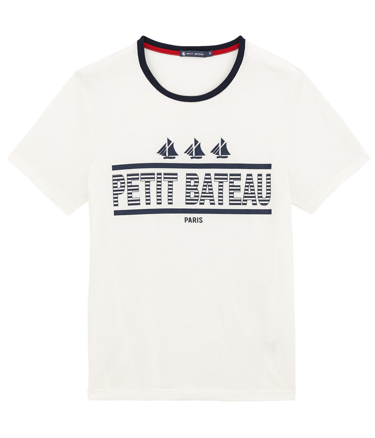 Uniseks T-shirt met korte mouwen wit MARSHMALLOW