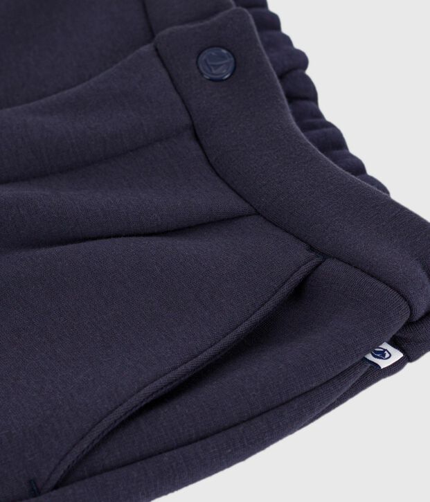 Pantalon enfant en molleton bleu marine