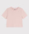 LE BOXY, T-shirt voor dames in katoen  roze SALINE