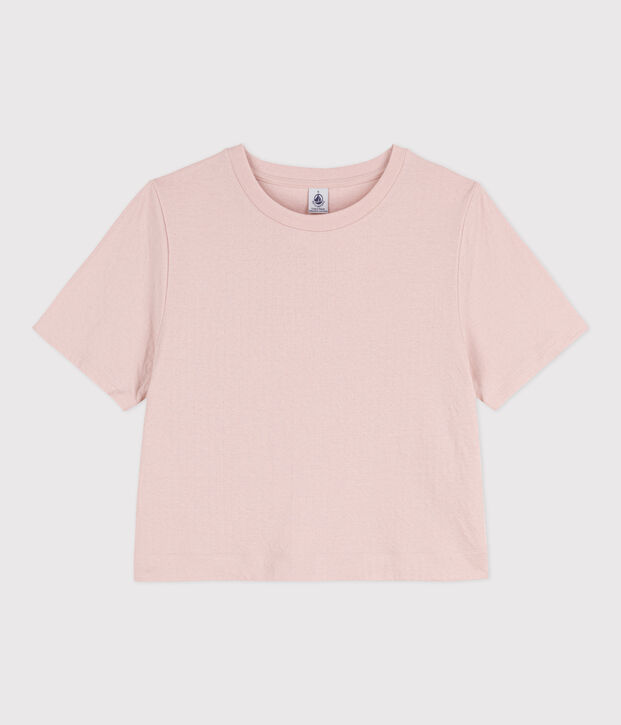 T-shirt LE BOXY en coton Femme rose