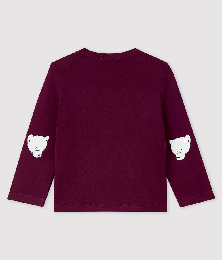 Tee-shirt b&eacute;b&eacute; gar&ccedil;on violet CEPAGE