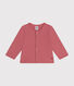 Molton babycardigan