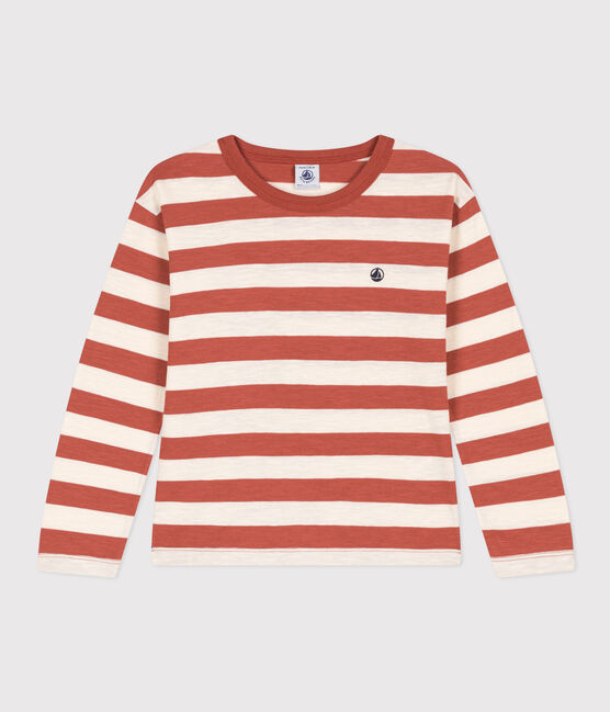 Tee-shirt manches longues en coton enfant garçon FAMEUX/ AVALANCHE