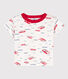 Baby-T-shirt met korte mouwen en print in jerseystof voor baby's