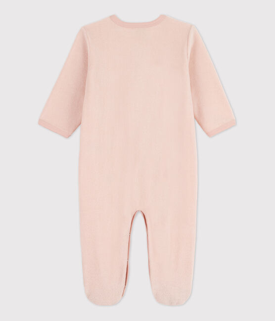 Pyjama in badstof voor baby's roze SALINE