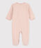 Pyjama in badstof voor baby's roze SALINE