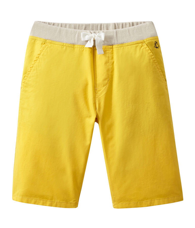 Jongensshort geel Ble