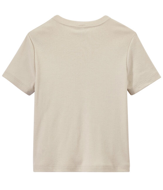 Jongens-T-shirt met motief wit Feta