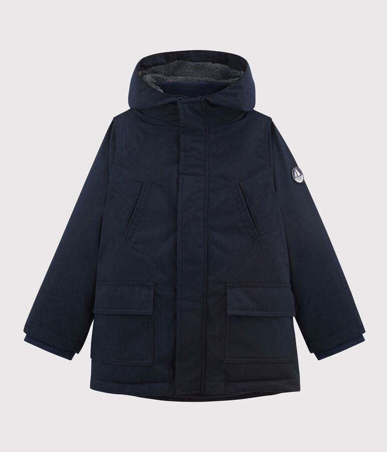 Parka voor jongens kinderen blauw