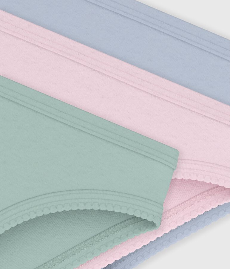 Setje met effen katoenen onderbroekjes voor kinderen multicouleur