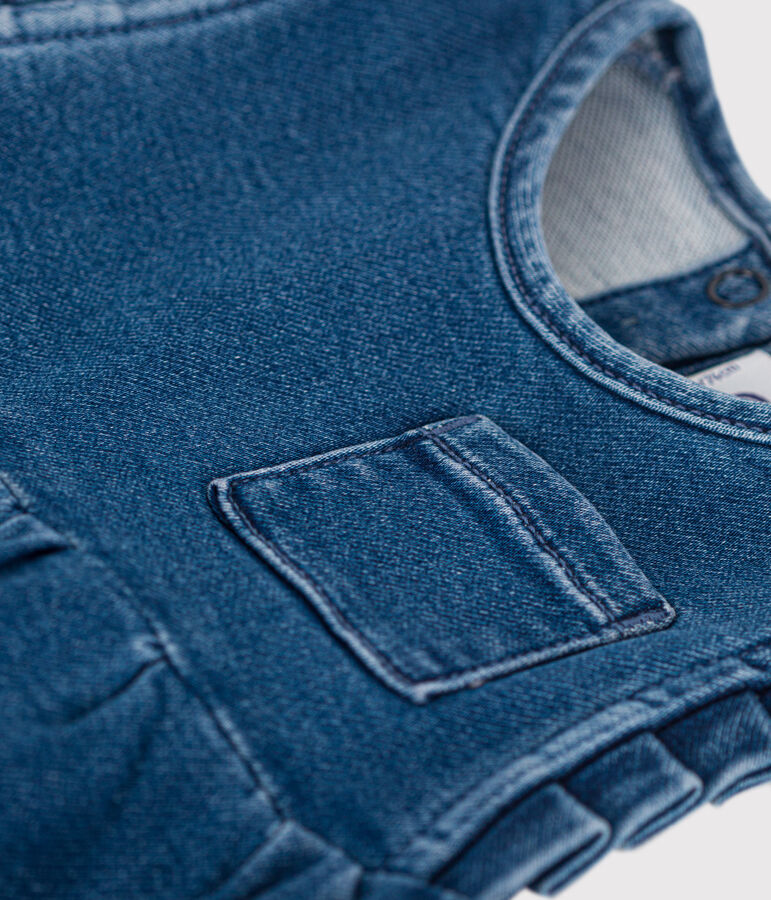 Robe en denim &eacute;coreponsable b&eacute;b&eacute; bleu BLEU DELAVE