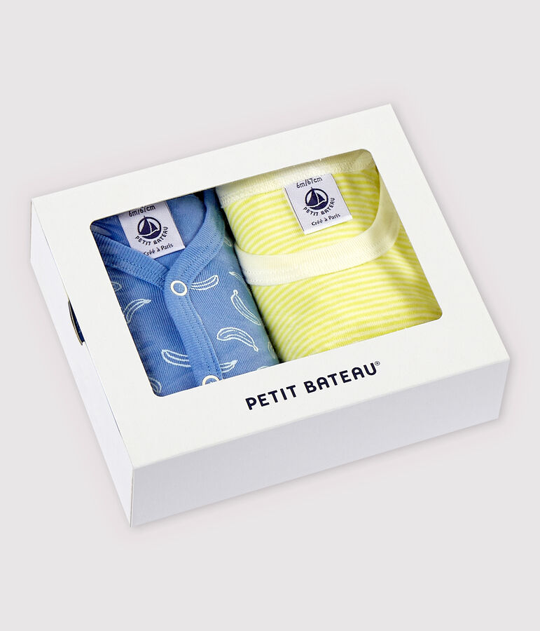 Set van 2 katoenen playsuits multicouleur