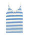 Hemdjes 100 jaar comfort vrouw beige COQUILLE/blauw PERSE