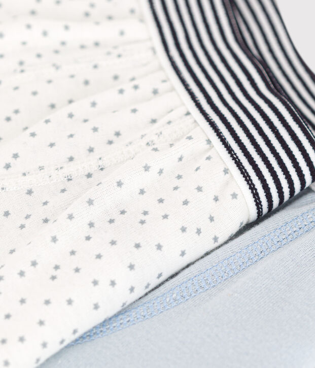 Set van 2 boxershorts voor jongens met sterretjes in katoen multicouleur
