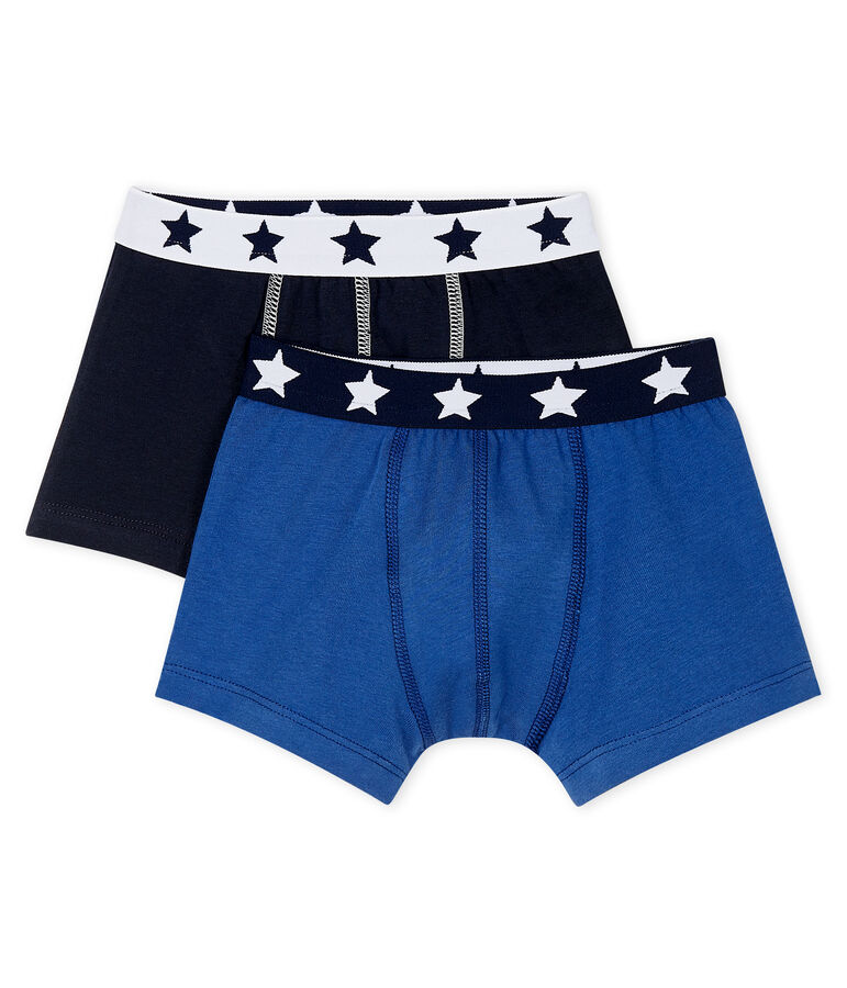 Duo de boxers petit gar&ccedil;on multicouleur