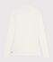 Sous-pull femme l'iconique en laine et coton écru MILK