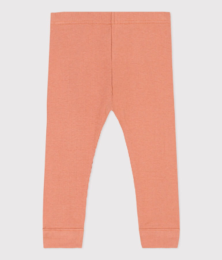 Legging en coton b&eacute;b&eacute; rose