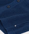 Katoenen geribde meisjescardigan blauw INCOGNITO