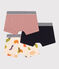 Set met drie boxershorts van katoen voor kinderen variante 1