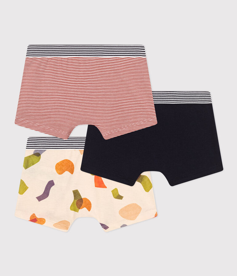 Set met drie boxershorts van katoen voor kinderen multicouleur
