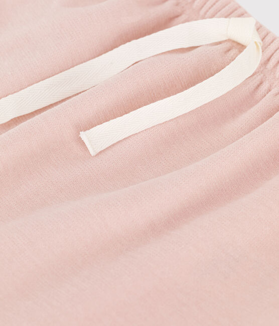 Pantalon bébé en velours en coton rose SALINE