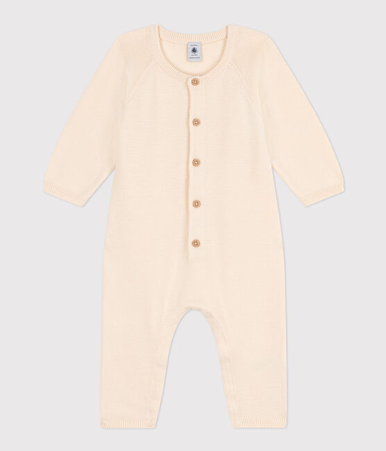 Lang pakje in tricot voor baby's ecru AVALANCHE