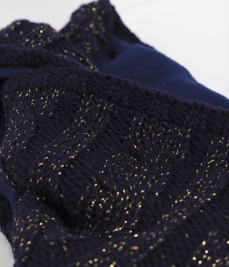 Meisjessnood blauw/geel