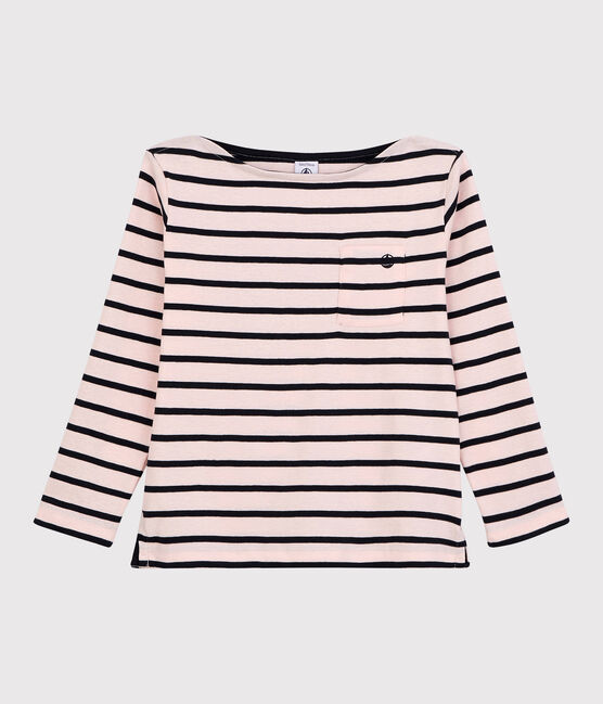 Tee-shirt en coton enfant fille - garçon rose MINOIS