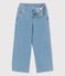 Pantalon flare en denim clair enfant fille bleu DENIM BLEU