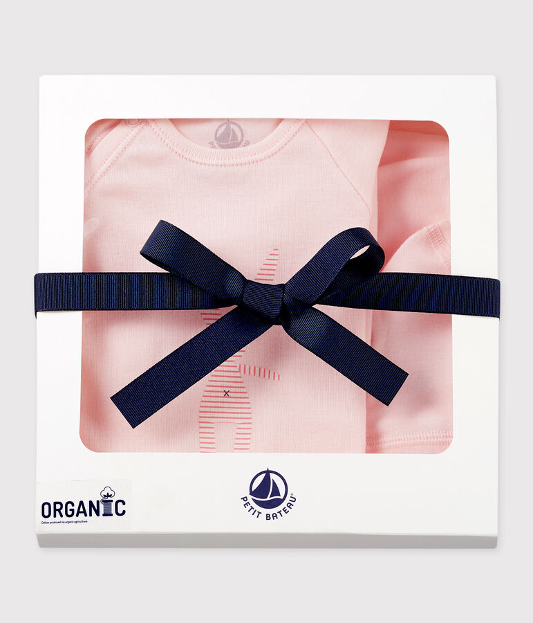 Coffret cadeau naissance en c&ocirc;te multicouleur