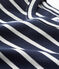 gestreept dames tee-shirtmet korte mouwen blauw SMOKING/wit MARSHMALLOW