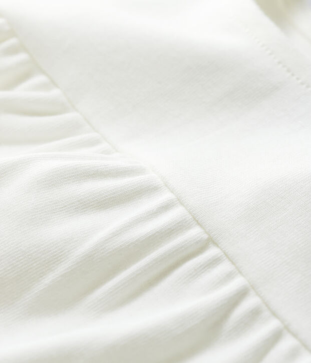 Blouse en coton b&eacute;b&eacute; blanc