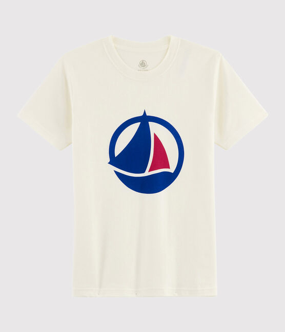 Dames/Heren T-shirt made in France wit MARSHMALLOW
