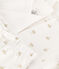 Ensemble imprimé en coton bébé blanc MARSHMALLOW/blanc MULTICO