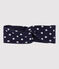 Haarband van molton baby. blauw SMOKING/wit MARSHMALLOW