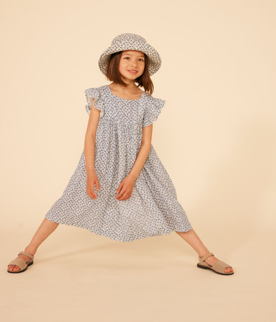 Robe imprimée sans manche en gaze de coton enfant fille AVALANCHE/ INCOGNITO