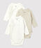 Set van 3 babybody's in biokatoen variante 1