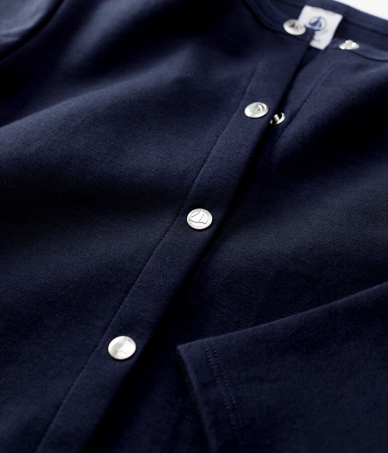 Vest voor meisjes in katoen blauw