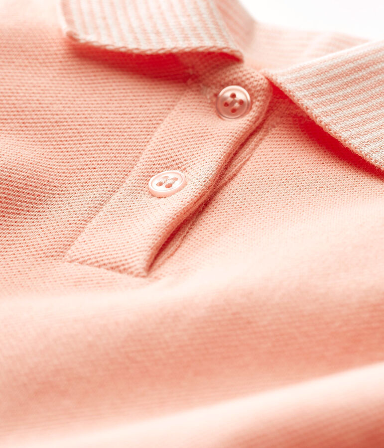 Robe body manches courtes b&eacute;b&eacute; fille rose