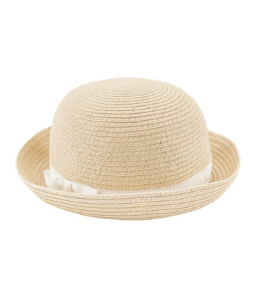 Chapeau De Paille Enfant Fille Naturel Petit Bateau