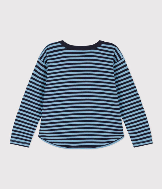 Jongens-T-shirt van tubic met lange mouwen SMOKING/ AZUL
