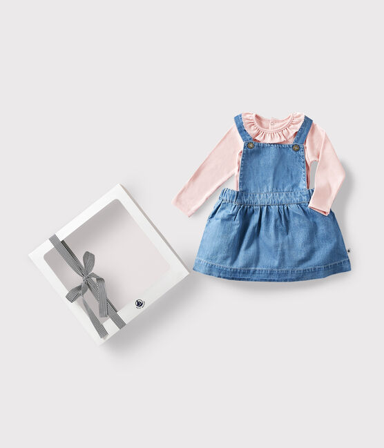Coffret cadeau bébé body et robe variante 1