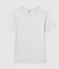 Tijdloos dames-T-shirt met ronde hals in biokatoen grijs BELUGA CHINE