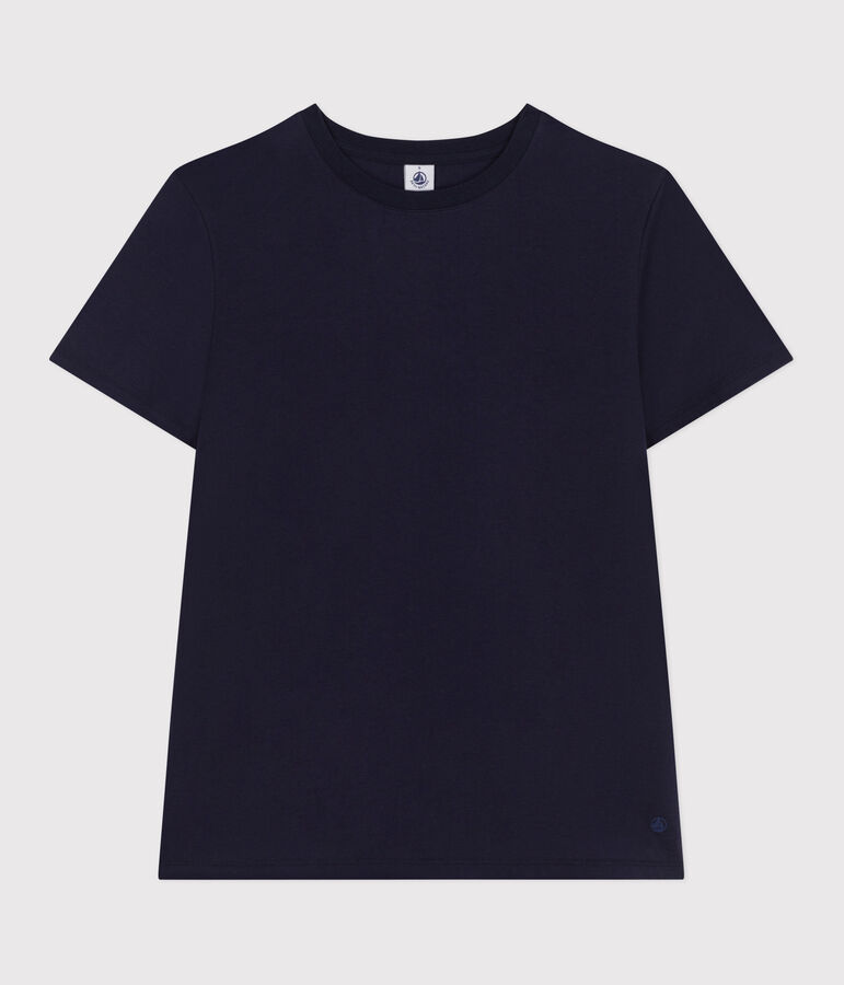 Tee-shirt Femme Le Droit en coton uni bleu
